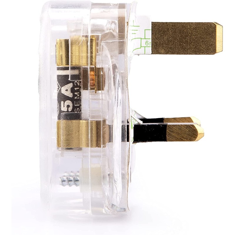 Mr. Gadget's Solutions® Mains Power UK 3 Pin Fused Plug