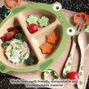 Nuby Eco-Friendly Natural Rice Husk Spoon and Fork Set- 2