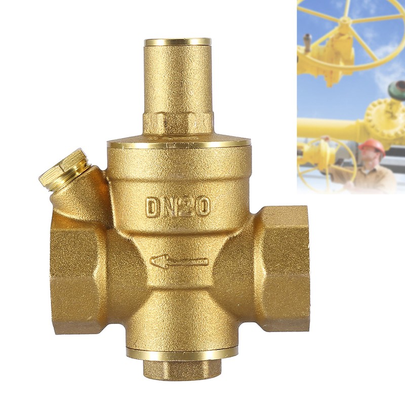 DN20 3/4" Adjustable Water Pressure Reducing Regulator Valve 1.6MPa