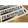 Aftermarket Featherlite Aluminum Trailer Decals (Set 2) Black 24” Replacement