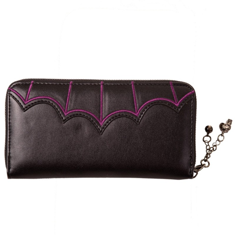 Banned Bats Women's Purse Purple or White (Purple), purple, Contemporary