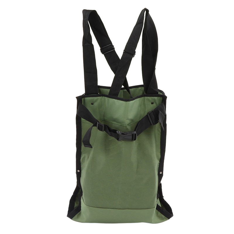 Fruit Picking Bag Green Double Buckle 600D Oxford Cloth Adjustable