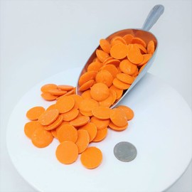 Merckens Coating Wafers Melting Wafers Orange color 5 pounds