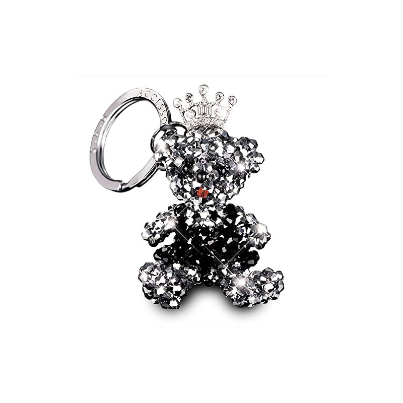 ギャルソン DAD クリスタル ベア キーリング 【クイーン】 シルバー SA821-01 D.A.D