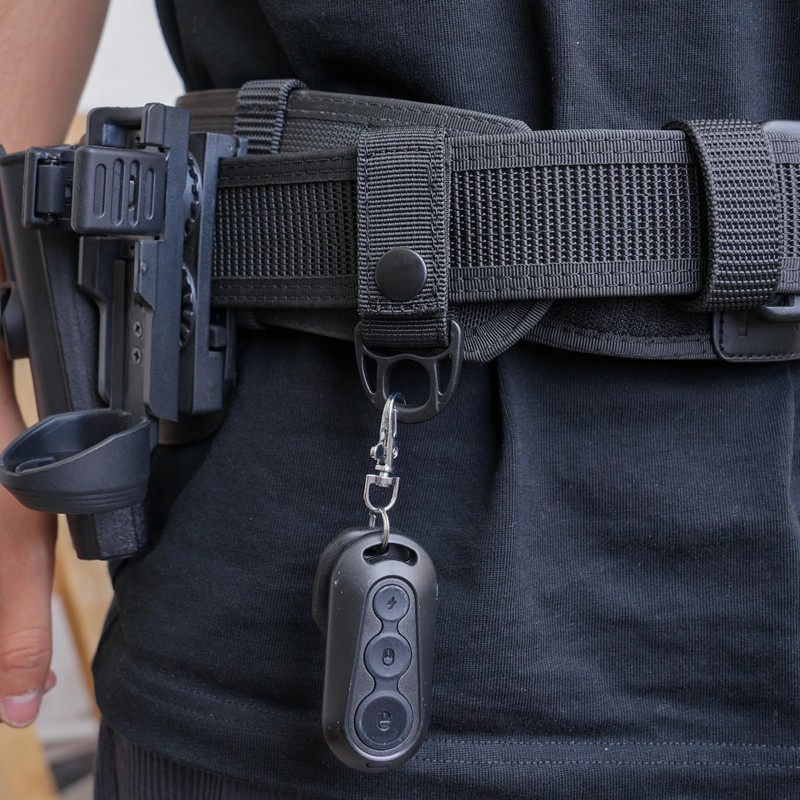 KUNN Nylon Duty Belt Keeper with Hook and Loop Snap,Belt