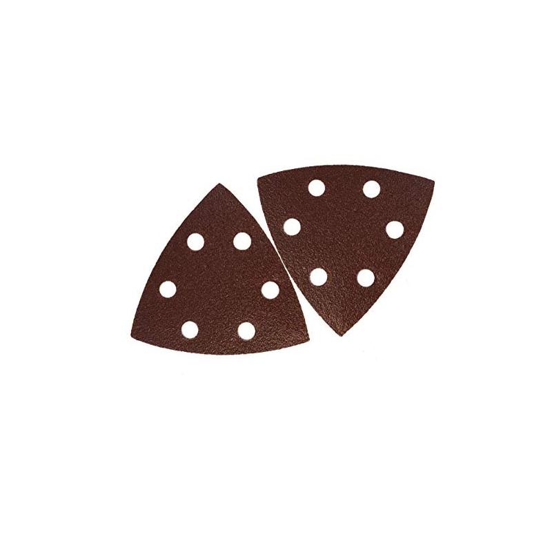 Delta Sanding Triangles │50 Pieces │ 6-Hole │ 93 x