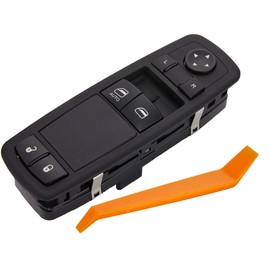 ZAPOSTS - Interruptor de ventana eléctrica para Chrysler Town Country, Dodge Grand Caravan 2008-2011. Interruptor maestro vidrios de puerta de control lateral del conductor. 04602627AG