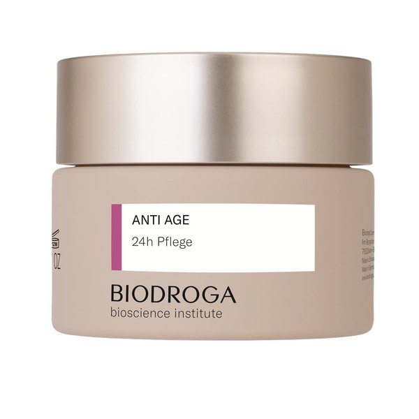 Biodroga Anti Ageing 24h Face Cream 50ml - Firming Anti Wrinkle Face Care Day Cream Night Cream Vegan Bioscience Institute
