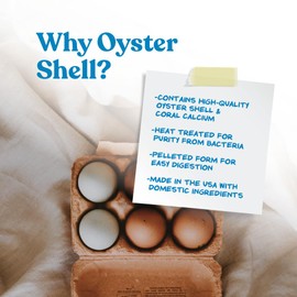 Manna Pro Manna Pro Crushed Oyster Shell Calcium Supplement For Laying Chickens, Poultry Treat, 5 lbs