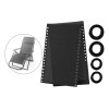 Lounge Chair Cloth Replacement Fabric Cloth Sling Black