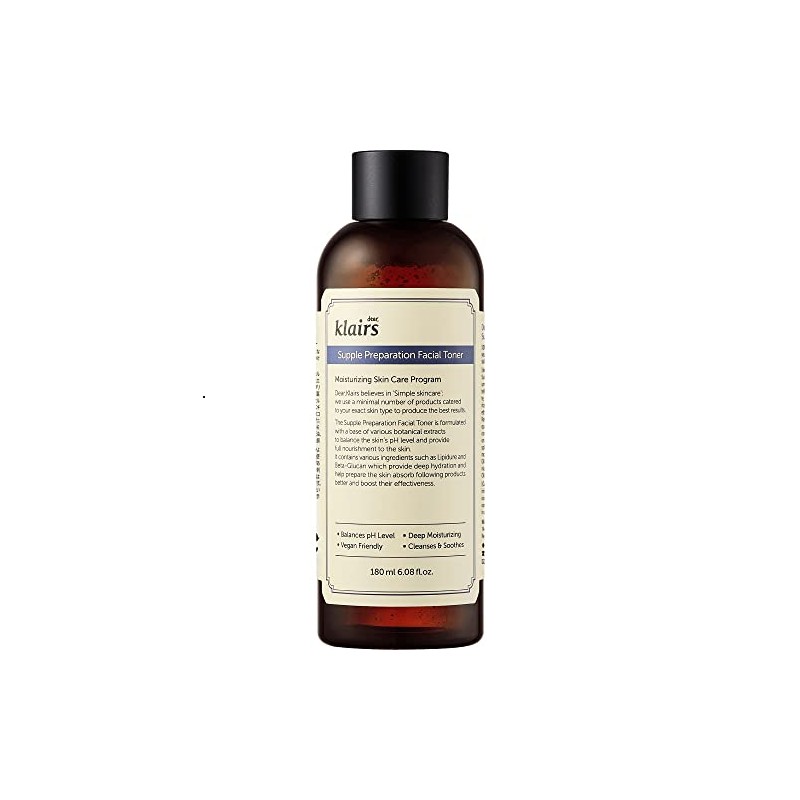 Clairs Supplement Preparation Facial Toner, 6.3 fl oz (180 ml)