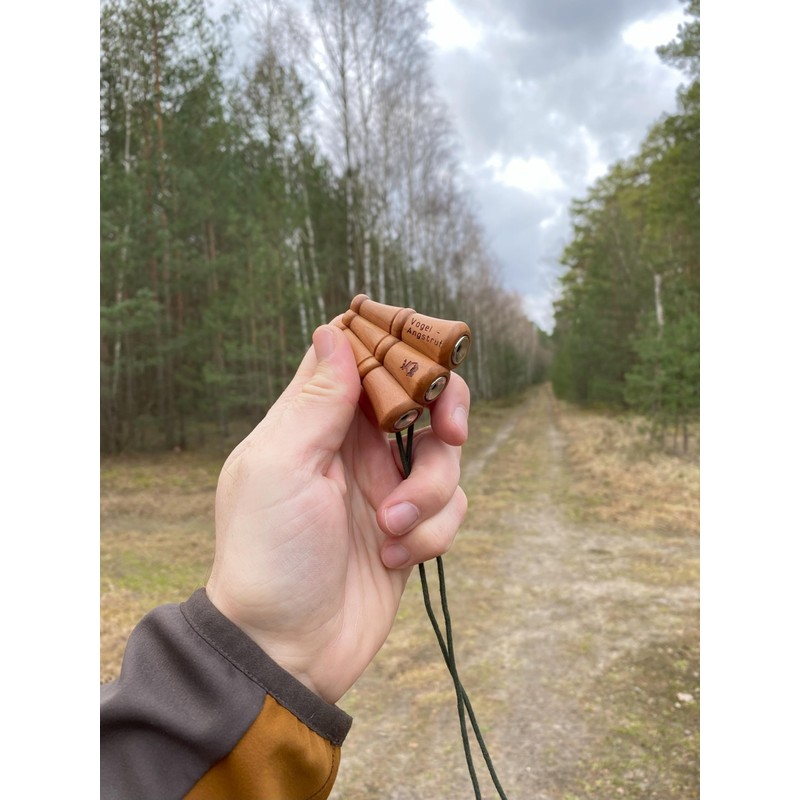 Weisskirchen 510512 Bird Distress Call with 3 Voices Brown