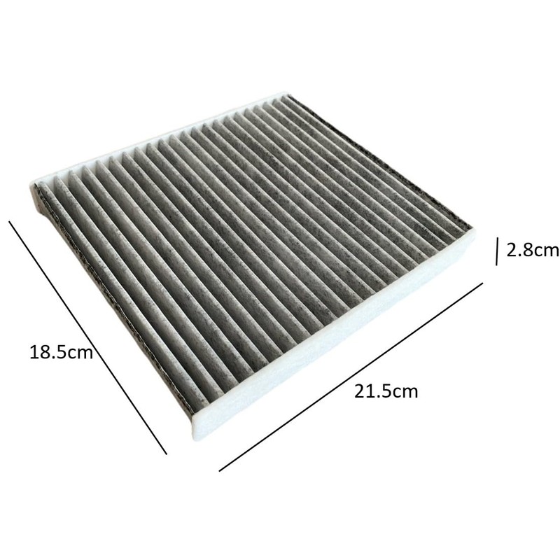 Roost 87139-58010, 87139-28020 Air Conditioner Filter, Activated Carbon, Deodorizer, For