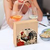 Qilmy Retro Red Rooster Napkin Holder for Tables –Napkin Holders