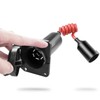 EXMIATOV Bluetooth Brake Controller for Trailer,7 Pin Trailer Connector with
