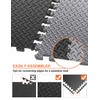 innhom Gym Flooring Mats Exercise Mat for Floor Workout Foam