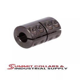 Summit Collars 1CC-062-050, 5/8, 1/2" Stepped no vertical mid- cut Shaft Coupling Black Oxide