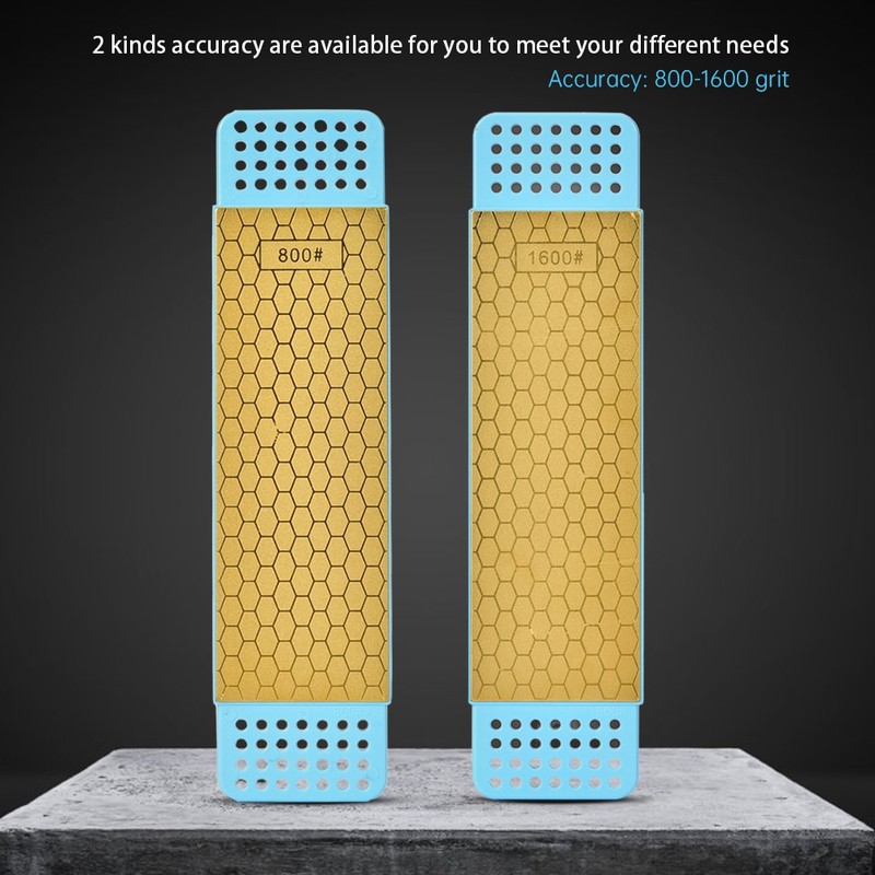 Diamond Sharpening Stone High Accuracy Double Side 800-1600 Grits for
