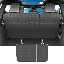 powoq 5 Seats Backrest Mat Compatible with 2022-2026 Jeep Grand Cherokee Rear Backrest Liner Replacement for 2022-2026 Jeep Grand Cherokee Accessories(Backrest Mat)