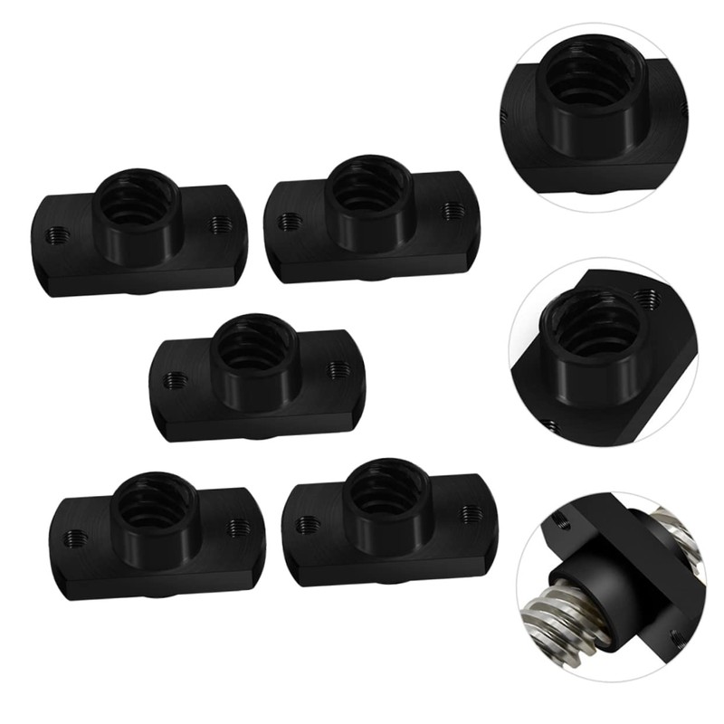 CIYODO 5pcs Pom Lead Screw Nut for Printers Precision Elimination