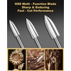 Faqeegi 5PCS Premium HSS Wood Carving Tool Set (3-8mm) |