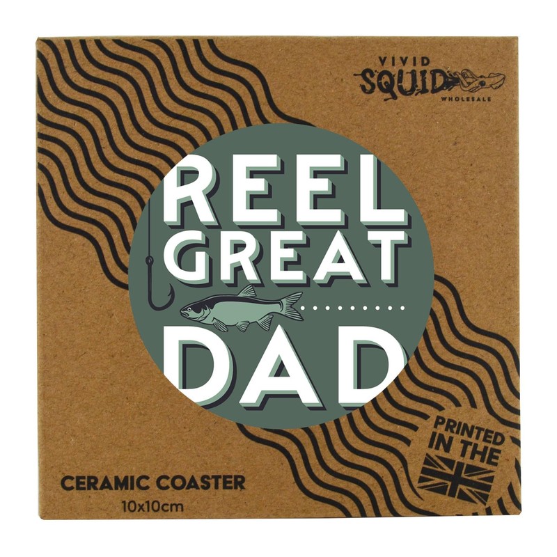 Global Designs Reel Great Dad Fishing Father's Day Hobbies Green
