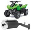 Scooter Exhaust Pipe Metal Alloy Replacement for 43cc 49cc Quad