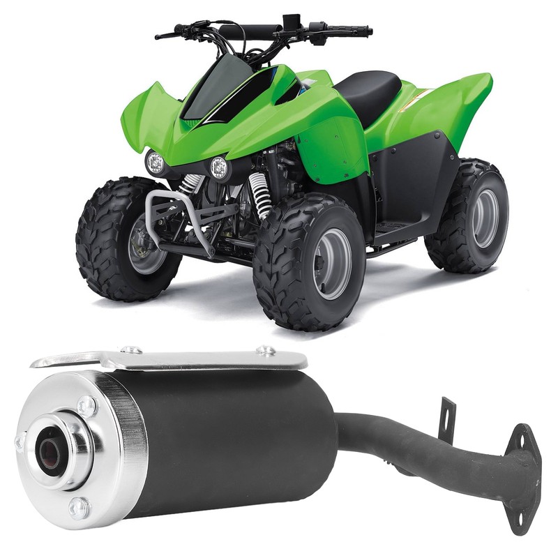 Scooter Exhaust Pipe Metal Alloy Replacement for 43cc 49cc Quad
