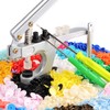 LIHAO Snap Buttons, 375 Pairs with Hammers, Plus Snaps, Handicap,
