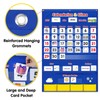 Godery Spanish Calendar and Weather Pocket Chart, Classroom Organized Chart,