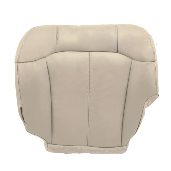 SecosAutoparts Driver Side Bottom Leather Seat Cover Light Tan# 522