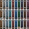 120 PCS Bible Bookmarks, 30 Designs with Hollow Cross Double