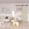 Dondelight Barn Door Hardware Kit 5FT, Heavy Duty Modular Sliding