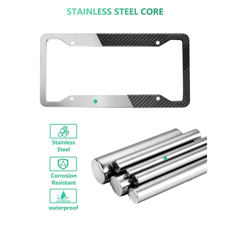 Carbon Fiber License Plate Frame