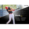 Easton | RIVAL+ Piped Baseball Pant | White/Black | Youth