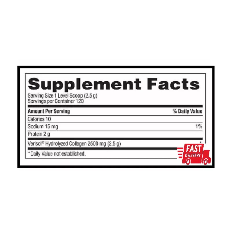 trunature Verisol Collagen Powder 2,500 mg., 10.58 Ounces