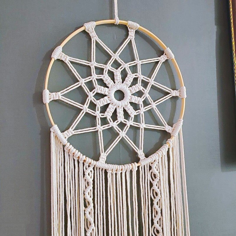 Macrame Dream Catcher Set, Macrame Yarn, Cotton Yarn, Macrame Cord