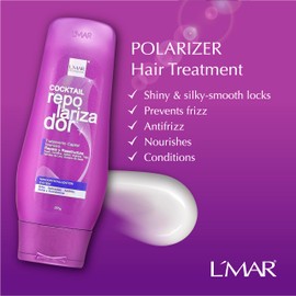 Repolarizer L'mar | Nutrients for the Hair Lifeless and Damaged NanoCrystallization | Repolarizador Lmar Cabello Maltratado Tratamiento Capilar Intensivo Nano-Cristalizacion 9ounces-285Grams