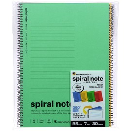 マルマン ノート スパイラル リングノート 7mm B5 N550A 4冊
