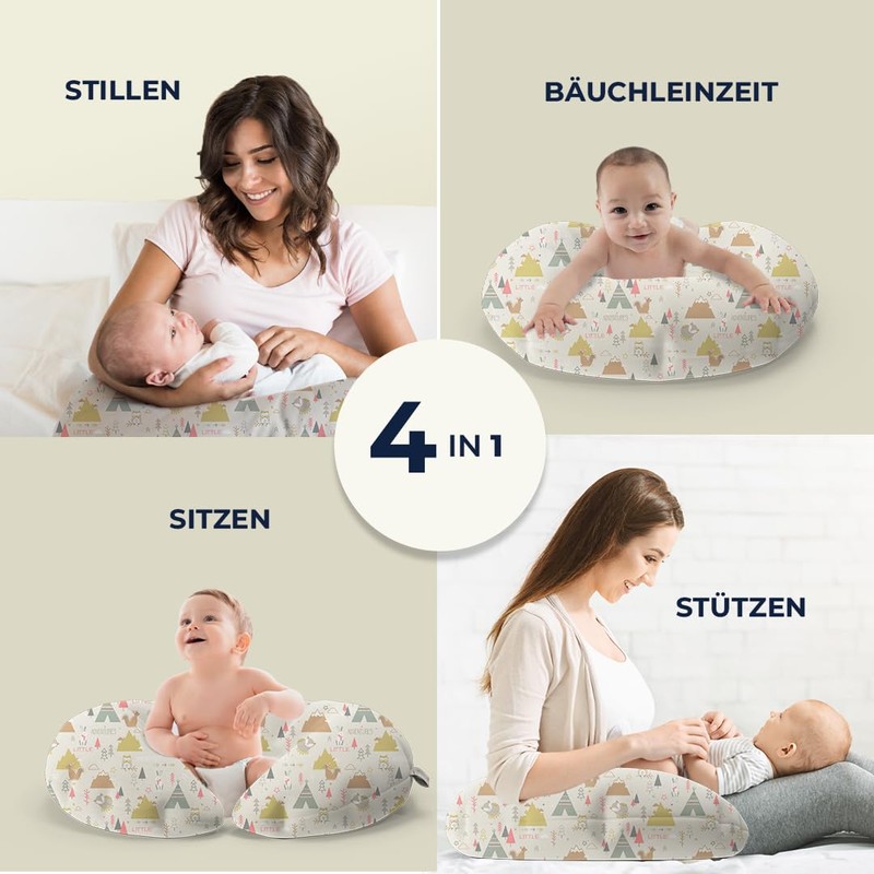 joyfill Breastfeeding Pillow Buddy Micro Beads (5064 Little Adventure)