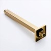 12 Inches Square Ceiling Mount Shower Arm and Flange, Champagne