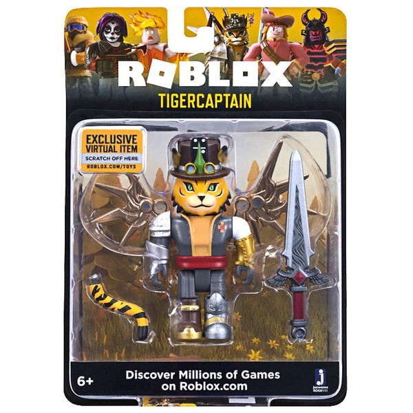 Roblox TigerCaptain 3 Inch Figure with Exclusive Virtual Item Code
