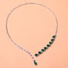 Rhinestone Choker Necklace Green Crystal Necklace Sparkly Rhinestone Choker Necklace