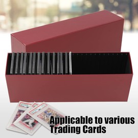 G-PLUS Slotted Graded Card Storage Holder Container Trading Cards Boxes Compatible With Slat Storage Boxes