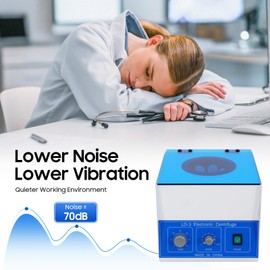 Lab Benchtop Centrifuge Machine 6x50ml LD-3 Electric Benchtop Centrifuges 2770xg 4000r/min Low Speed Centrifugal Machine for Lab Medical Practice