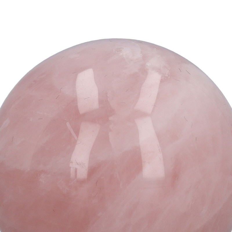 Pink Crystal Ball 2 Inch Natural Rose Quartz Sphere Ball