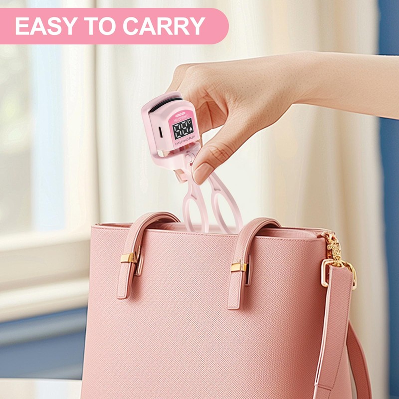 UNIVILLE Heated Eyelash Curler, with Temperature Display Eyelash Curler