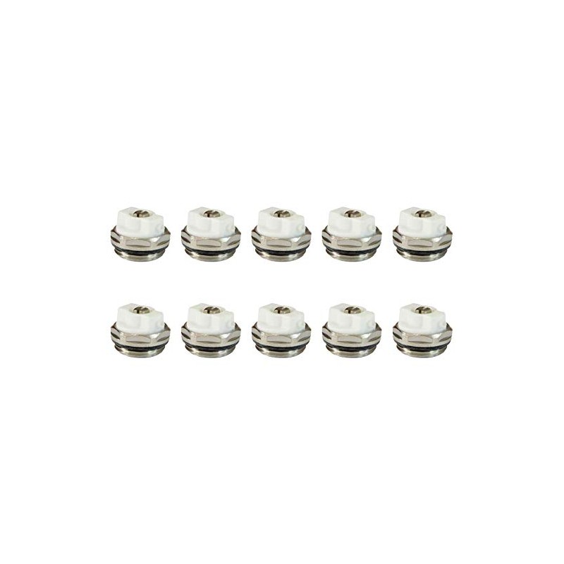 x10 Manual Radiator Air Vent Bleed Plug Valve 1/2" BSP