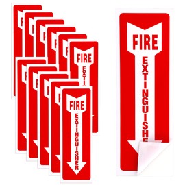 3 Pcs EXIT Signs Stickers Glow in The Dark, Photoluminescent Sign Sticker