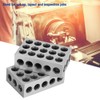 Vikye 2Pcs 23 Holes Clamping Block, 25x50x75mm Blocks Milling Parallel